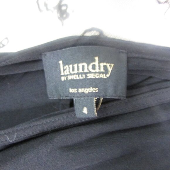 Laundry By Shelli Segal Dress 4 Black - Picture 12 of 12